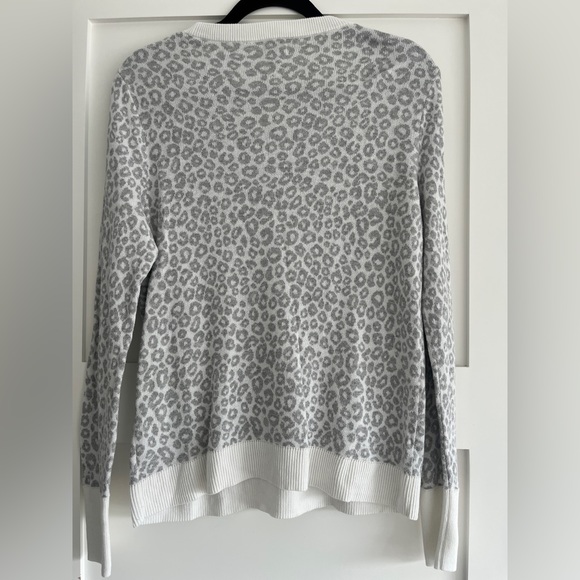 A New Day Grey Leopard Print Sweater. Size M. Worn once - excellent condition! - Picture 3 of 8